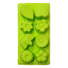 Silicone Mold - Flowers/Leaves 8 cav