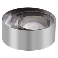 Metal Circle Rings Set/3