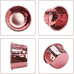 Baking Cups Foil Pink pk/25