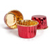 Baking Cups Red Gold-Foil pk/25
