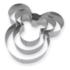 Metal Mickey Mouse Rings Set/3