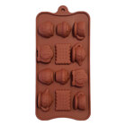 Silicone Mold for Chocolate - Tea Party 