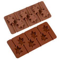 Modeling Molds - Silicone Mold - Lolipop Stars