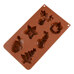 Silicone Mold for Baking - 6 Christmas Figures
