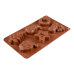 Silicone Mold for Baking - 6 Christmas Figures