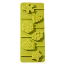 Silicone Lolipop Mold - Christmas Heroes