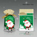 Decoration Materials - Treat Bag with a Ribbon - Santa OEM
