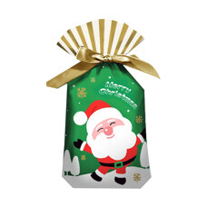 Decoration Materials - Treat Bag with a Ribbon - Santa OEM