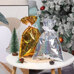Аксесоари за украса - Декоративна торбичка с панделка OEM - Gold Sparkles