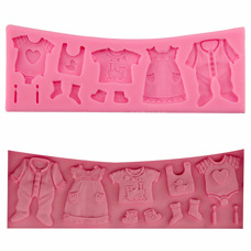 Modeling Molds - Silicone mold - Baby Dresses