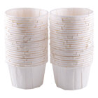 Baking Cups White Glossy - pk/50