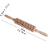 Wooden Patterned Rolling Pin - Stars