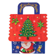 Kraft Paper Candy Box House - Christmas No. 05