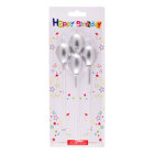 Candles Silver Balloon Set/4