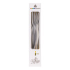 Candles Spiral Silver Set/6