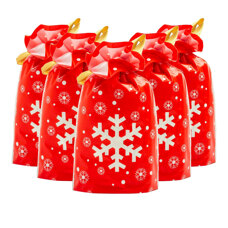 Treat Bag with a Ribbon - Snowflake OEM 5 pcs