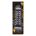 Candles Black with White Baloons Set/6