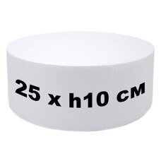 Мъфини и торти - Стиропорена форма OEM - кръгла - 25 х 10h см