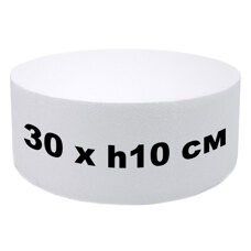Мъфини и торти - Стиропорена форма OEM - кръгла - 30 х 10h см