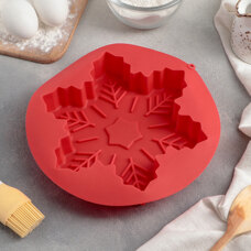 Silicone Baking Mold - 3D Snowflake