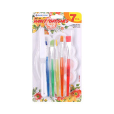 Craft Brush Set With A Palette And Spatula