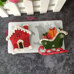 Modeling Molds - Silicone mold - Christmas House And Sled