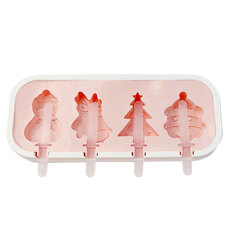 Silicone Lolipop Mold - Christmas Heroes 4 cav.
