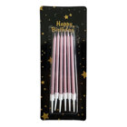Candles Pink Set/6 12.5 cm