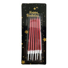 Candles Red Set/6 12.5 cm