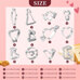 Metal Cookie Cutter Wedding Set/12