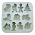 Cakes and Muffins - Silicone Mold for Chocolate Forms - 11 Christmas Figures