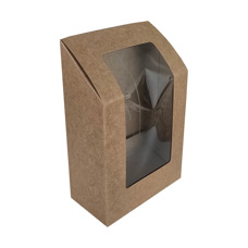 Tools and Boxes - Sweets Box White Beveled Window 9.5 х 11.5 х 5 cm