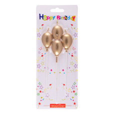 Candles Rose Gold Balloon Set/4