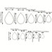 Teardrop Flower Cutter Set – 12 Pieces