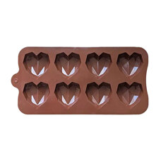 Silicone Mold Chocolate - Hearts No. 04