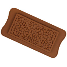 Silicone Mold Chocolate - Chocolate Bar Hearts