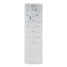 Christmas Bottle Bag - Christmas Tree White No. 02