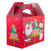 Christmas Gable Box M - Santa Claus, Snowman and Gifts