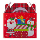 Christmas Gable Box M - Santa Claus, Snowman and Gifts