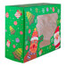 Christmas Box With A Window - Santa’s Train with Presents & Snowman