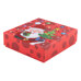 Christmas Gift Box with Lid - Santa with a Tree