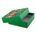 Christmas Gift Box with Lid - Reindeer with Christmas Hat