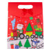 Christmas Bag - Santa in a Festive Train Among Trees and Gifts