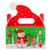 Christmas Bag - Santa Hat-Shaped Box with Snowman and Reindeer