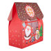 Christmas Bag - Gingerbread-Style House Box with Frosting Roof and Window