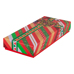 Decoration Materials - Christmas Lid Box - Colorful Geometric Gift Wrap Print with Bow #01