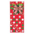 Christmas Lid Box - Colorful Geometric Gift Wrap Print with Bow No. 03
