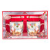 Christmas Mug Set – 2 Porcelain Cups with Spoons No. 03
