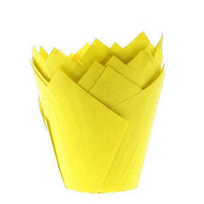Tulip Muffin Cases - Yellow, Set of 25