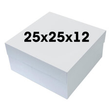 Tools and Boxes - Cardboard Cake Box – 25 x 25 x 12 cm